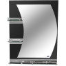 Зеркало FRAP F680 с полкой, 800х600 мм, черный